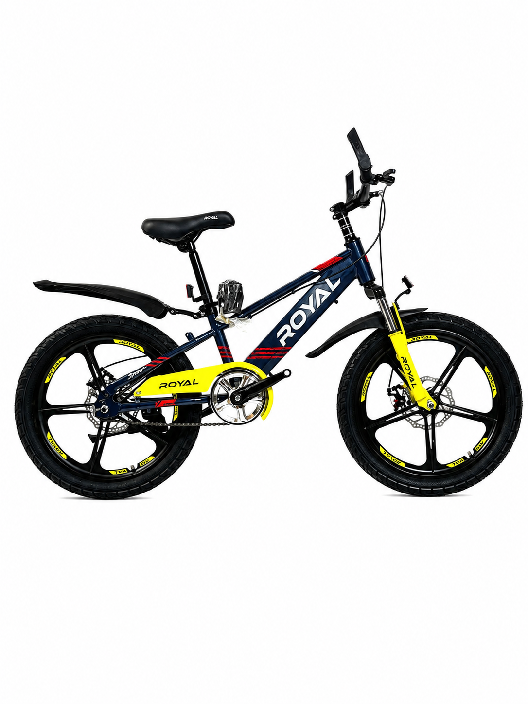 Royal Premium 20 Inch Kids' Bicycle in Yellow Color