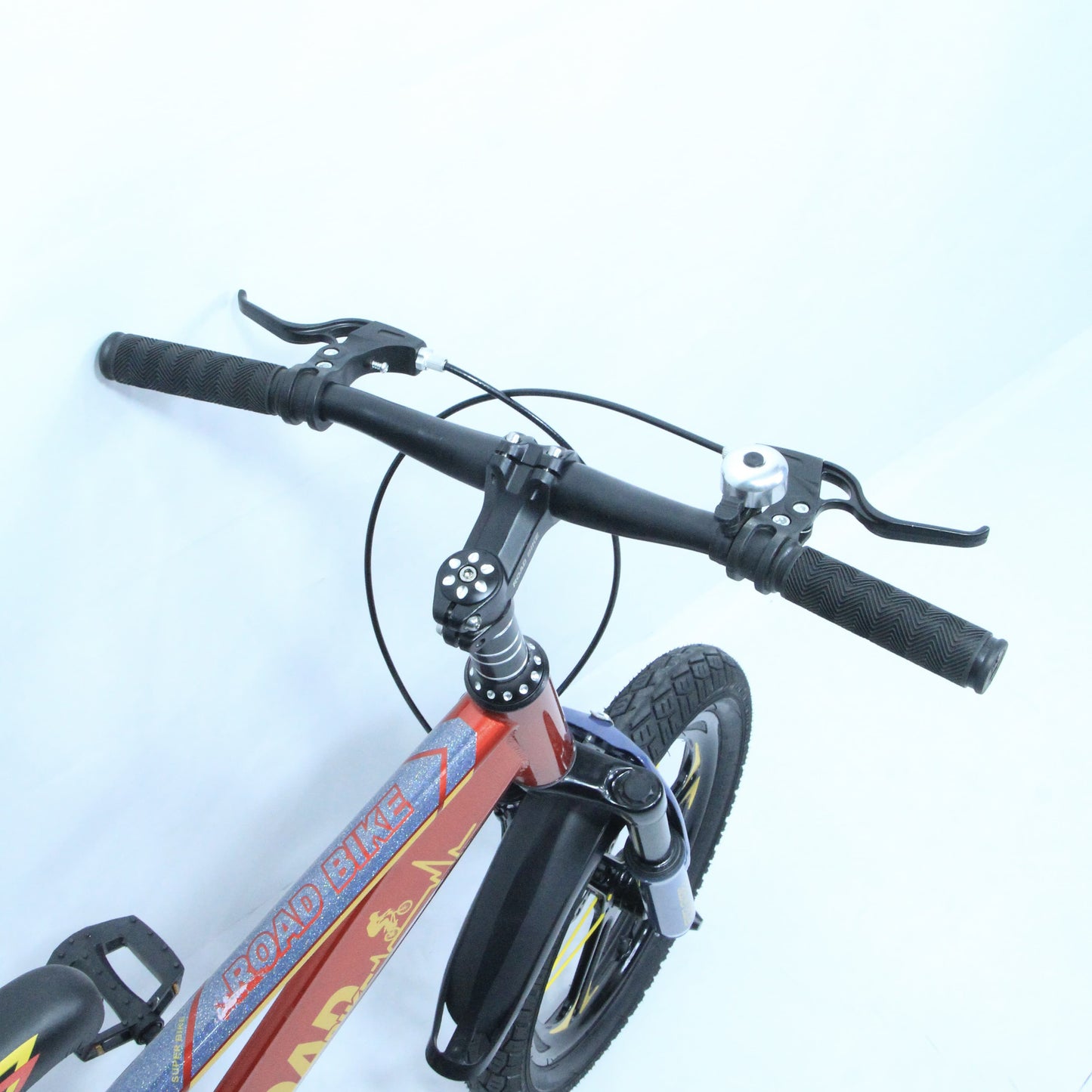 Stylish and Durable Children's Road Bike in Red and Gold Color
