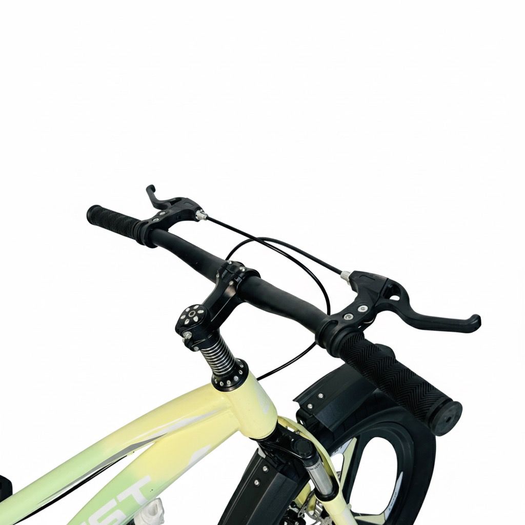 Light Green Best Cycle For Young Riders