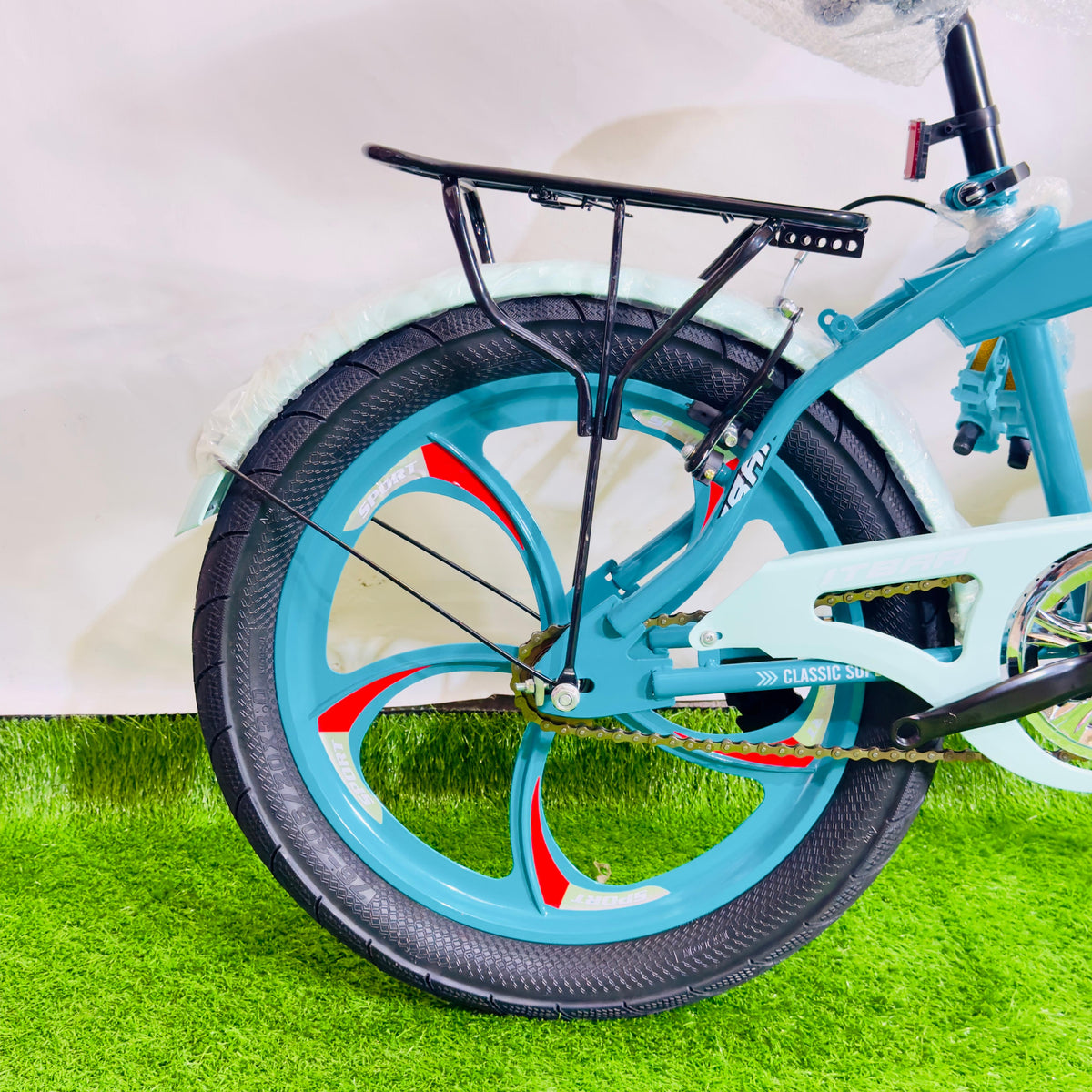 ITBAA 20 Inch Premium Kids Bicycle Turquoise & Mint Green Hybrid Edition