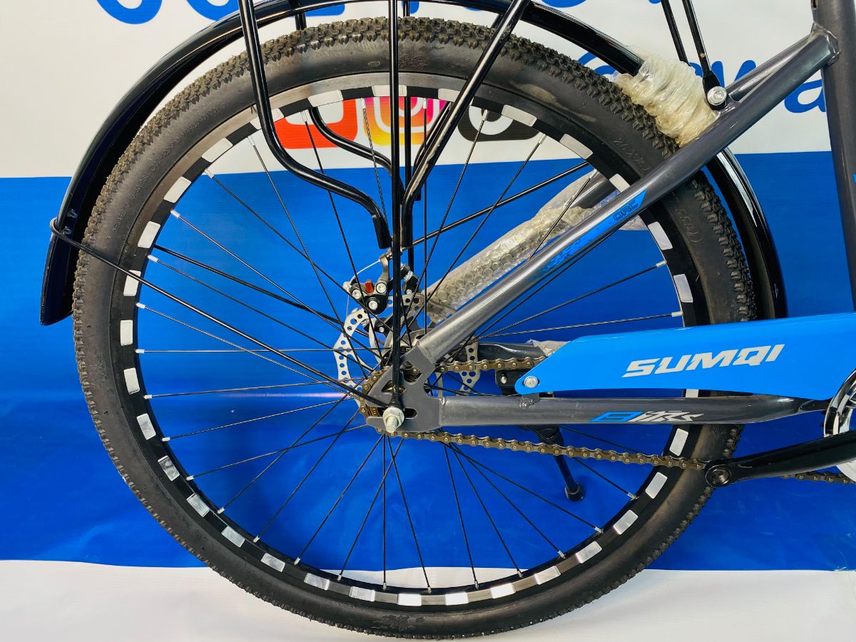 26 Inches Adult Bicycle Dual Disc Brakes, Hydraulic Shocks & Adjustable Seat