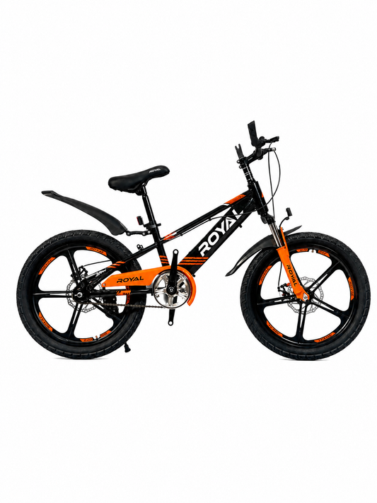 Royal Premium 20 Inch Kids' Bicycle in Orange Color
