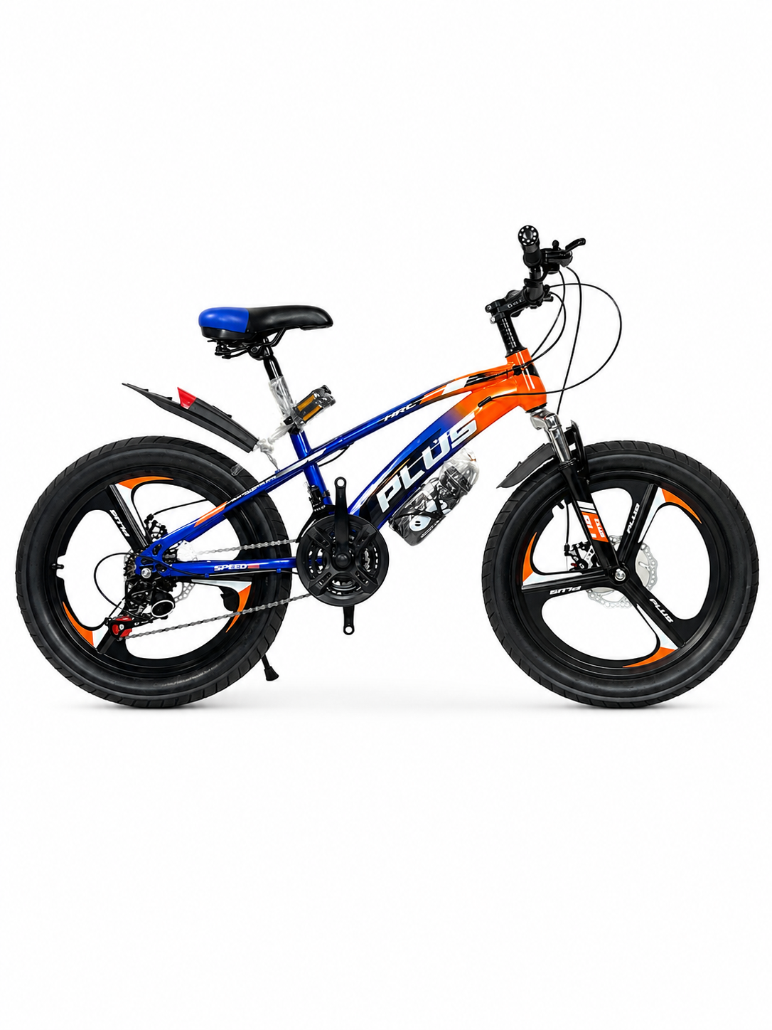 Plus 20 Inch Mountain Bike with 24 Speed Gear System in Blue Color