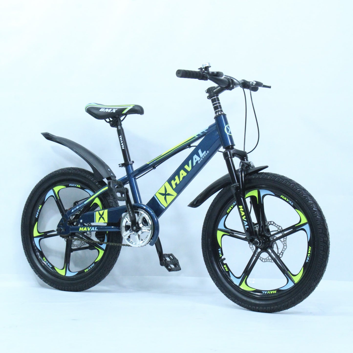 Kids Bicycle HAVAL 1020 in Dark Blue and Yellow Green Color