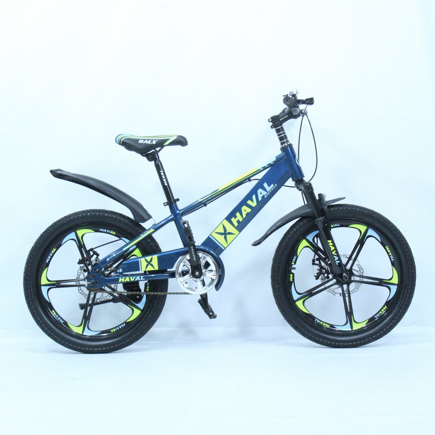 Kids Bicycle HAVAL 1020 in Dark Blue and Yellow Green Color