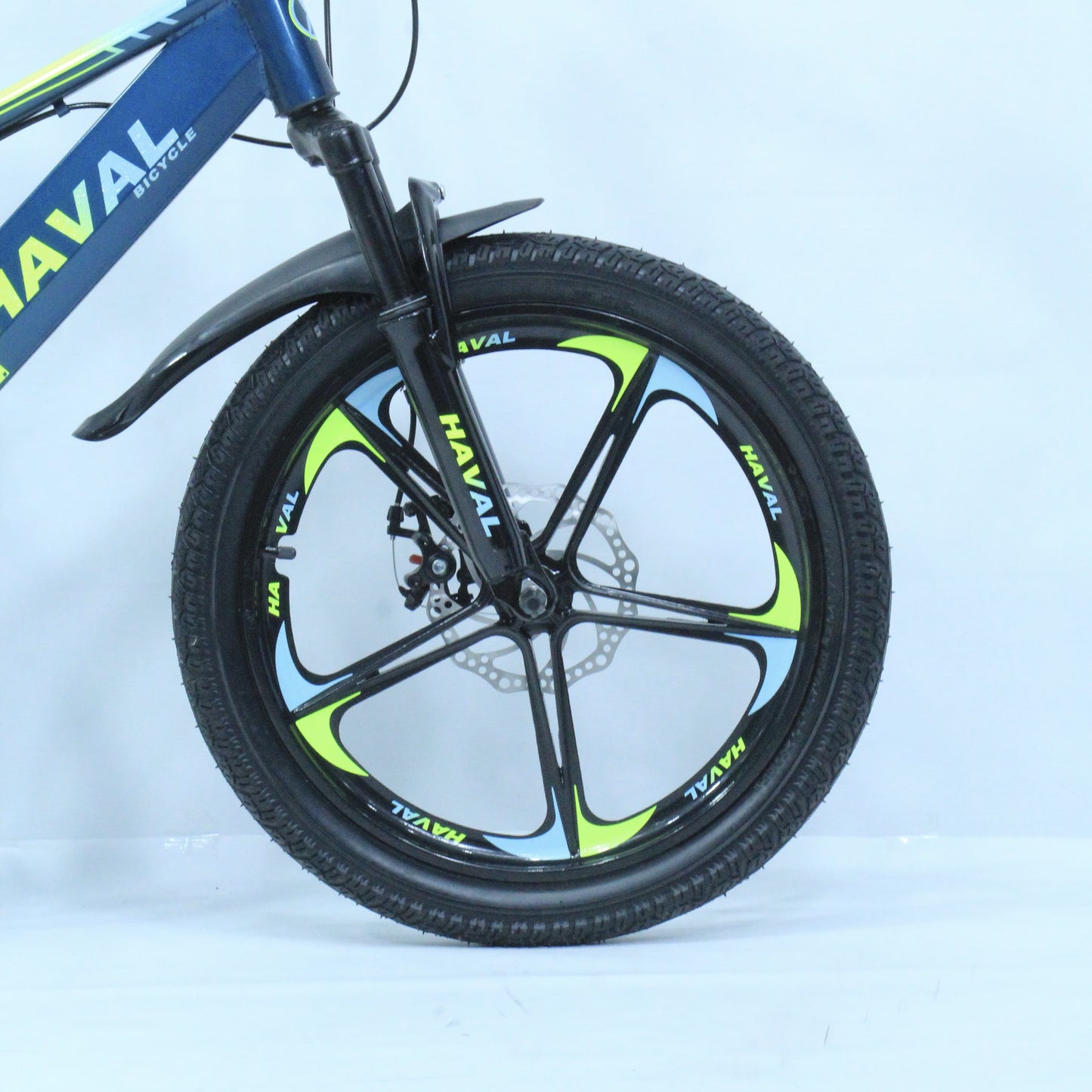 Kids Bicycle HAVAL 1020 in Dark Blue and Yellow Green Color