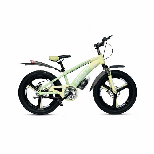 Light Green Best Cycle For Young Riders