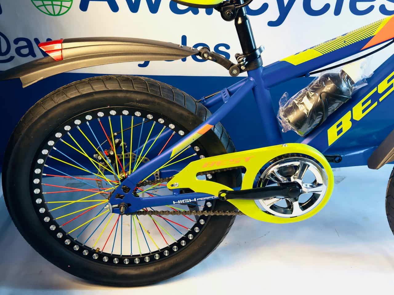 BEST Kids Fat Tyre Bicycle with Hydraulic Shocks