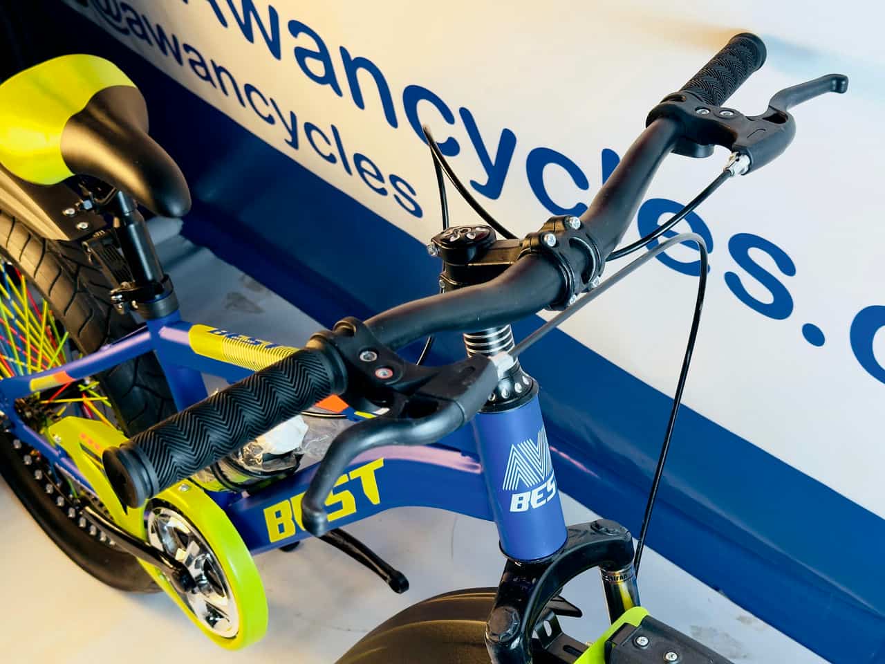 BEST Kids Fat Tyre Bicycle with Hydraulic Shocks