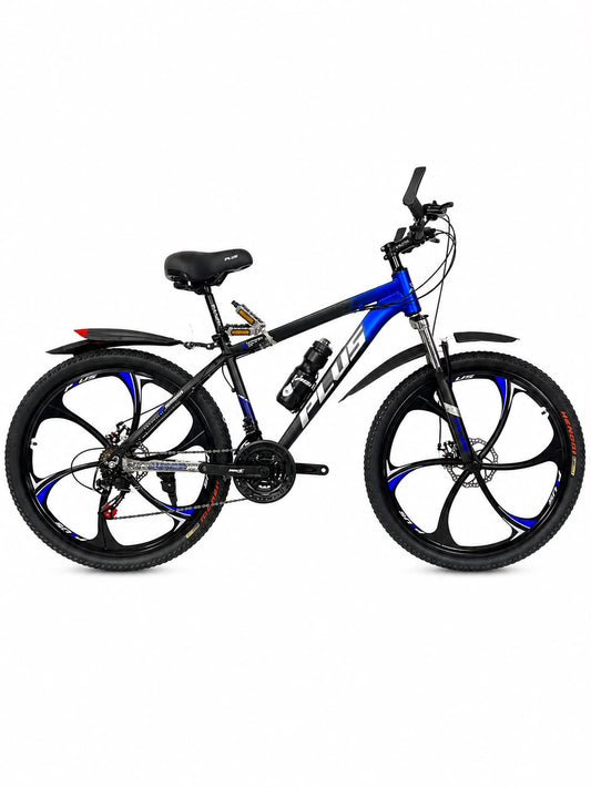 Plus 26 Inch Mountain Bike 24 Speed Gear System in Blue Color