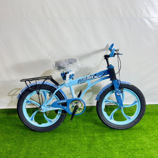 ITBAA 20 Inch Premium Kids Bicycle Turquoise & Sky Blue Hybrid Edition