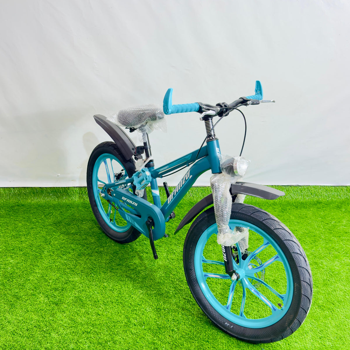 DFANZU 20 Inch Premium Kids Bicycle Turquoise Edition